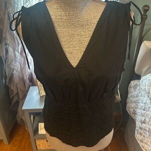 Elegant Black Sleeveless Top